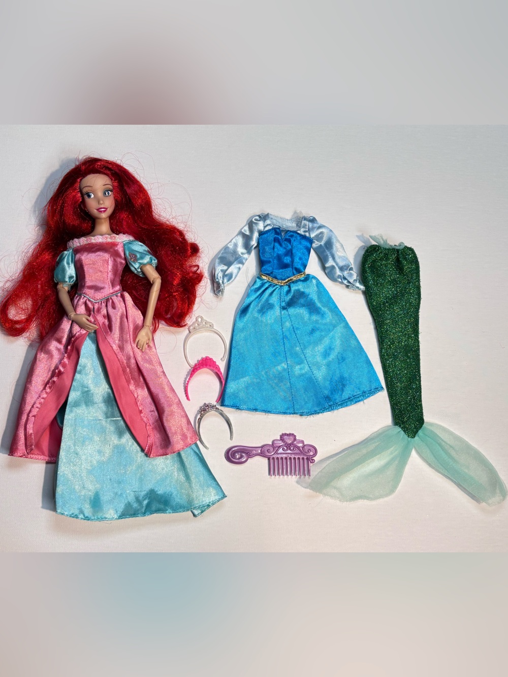 Disney Store Ariel Classic Doll Wardrobe Set & Outfits - The Little Mermaid